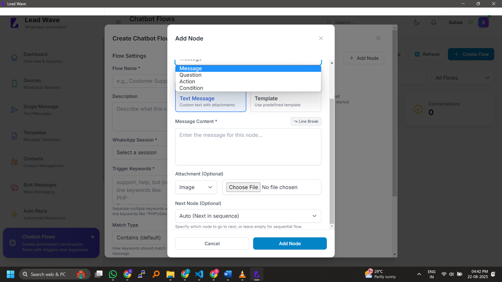 Flow Nodes screenshot