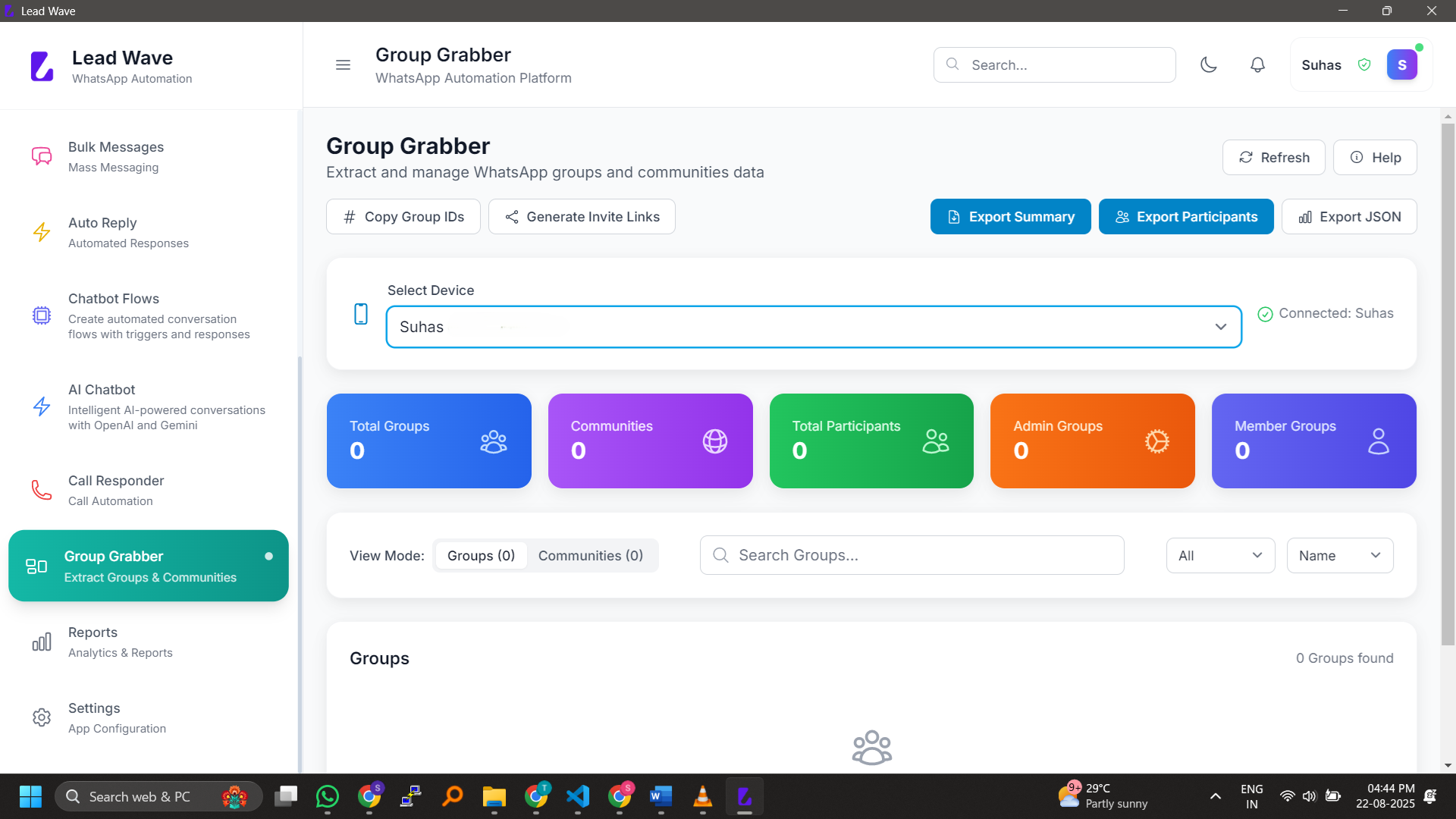 Group Grabber screenshot